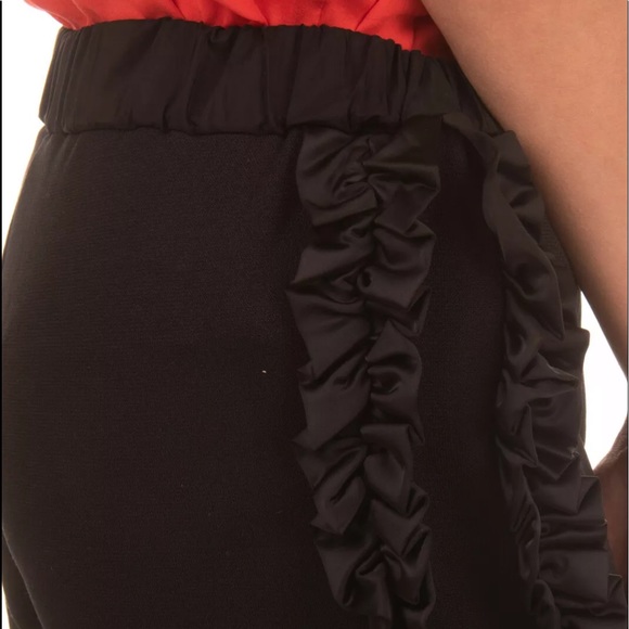 🎉HOST PICK 🎉Satin Ruffle Sides Tracksuit joggers - Picture 5 of 9